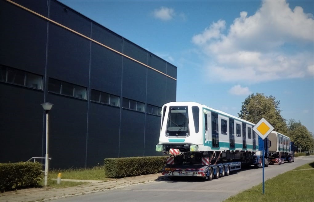 Inspiro metro train on its way to Sofia