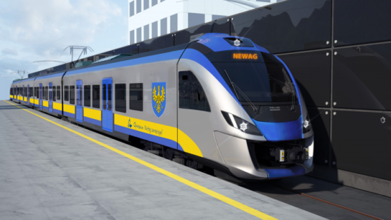 IMPULS trains on Opole Province tracks